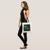 Ze is bedwelmd met kracht en waardigheid zuster tote bag (Voorkant (model))