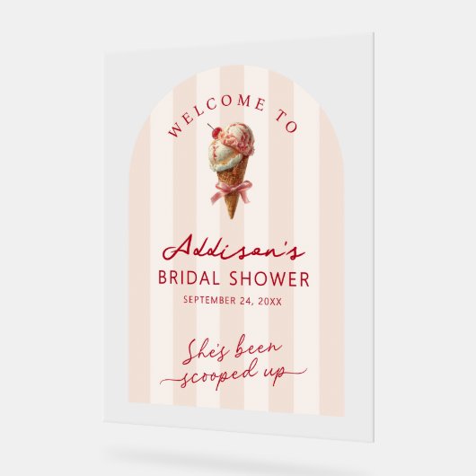 Ze is binnengehaald Bruidsdouche Welkom Acryl Bord (Hoek)