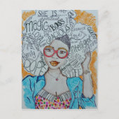 Ze is... briefkaart (Voorkant)