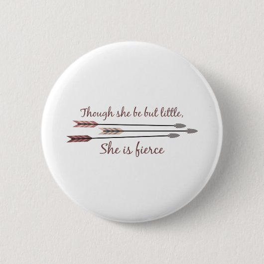 Ze is brutaal ronde button 5,7 cm (Voorkant)