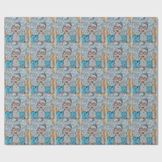 Ze is... cadeaupapier (Vlak)