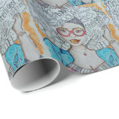 Ze is... cadeaupapier (Rol Hoek)