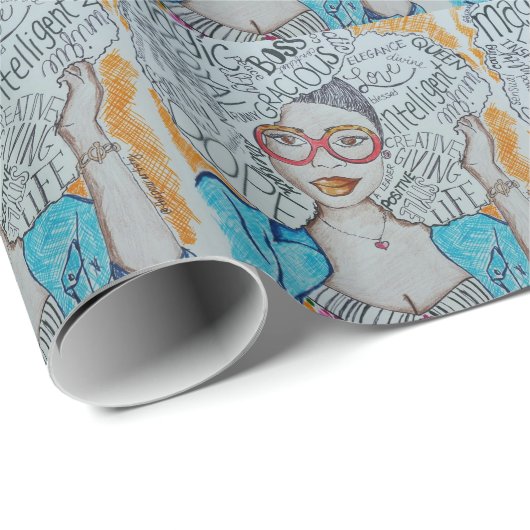 Ze is... cadeaupapier (Rol Hoek)