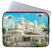 Ze is Cosmic Laptop Sleeve (Voorkant)