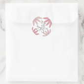 Ze is dapper ronde sticker (Tas)