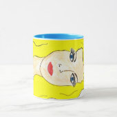 Ze is de Blonde Babe - Blue-Eyed n' Proud. Mok (Midden)