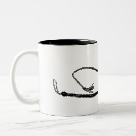 ZE IS DE BOSS. TWEEKLEURIGE KOFFIEMOK (Links)