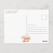 Ze is de Cherry On Top Baby shower Invitation Briefkaart (Achterkant)