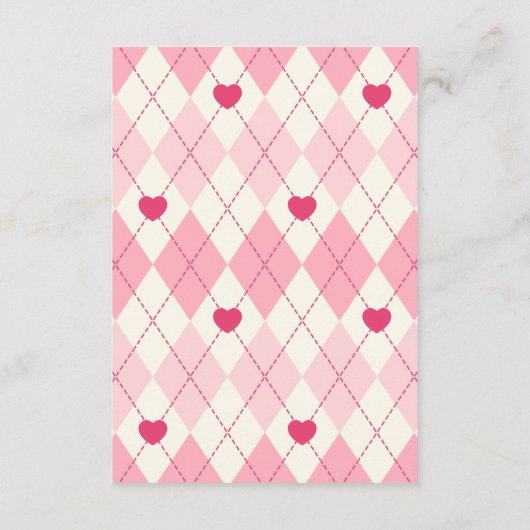 Ze is de Cherry op de top Diapper Raffle Informatiekaartje (Achterkant)