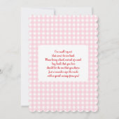 Ze is de Cherry op Top Baby shower Girl Kaart (Achterkant)