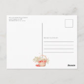 Ze is de Cherry op Top Baby shower Invitation Briefkaart (Achterkant)