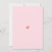 Ze is de Cherry op Top Baby shower Invitation Kaart (Achterkant)