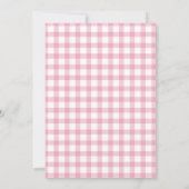 Ze is de kers op de top grillige boog Baby shower Kaart (Achterkant)