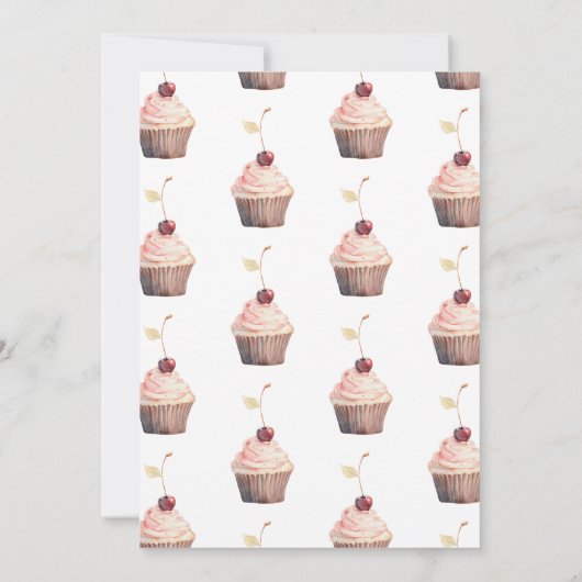 Ze is de kers op de top moderne bruids kaart (Achterkant)