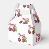 Ze is de kers op het bovenste baby shower bedankdoosjes (Achterkant)