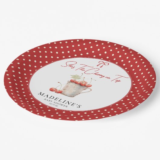 Ze is de kers op het bovenste papier Bord (Gekanteld)