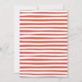 Ze is de kers op het rode meisje Baby shower Kaart (Achterkant)