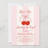 Ze is de kers op het Vrijgezellenfeest Kaart (Voorkant)