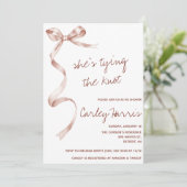 Ze is de knoop aan het doorhakken! Modern Vrijgeze Kaart (Staand voorkant)