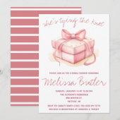 Ze is de knoop aan het doorhakken! ringbox-Vrijgez Kaart (Voorkant / Achterkant)