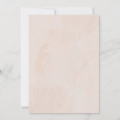 Ze is de knoop roze lint Vrijgezellenfeest Kaart (Achterkant)