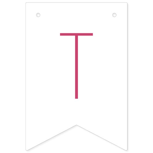 Ze is de knoop roze lint Vrijgezellenfeest Vlaggetjes (Tweede vlag)