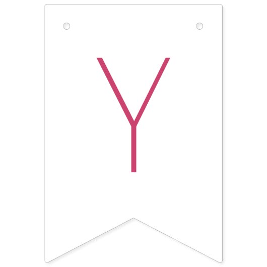 Ze is de knoop roze lint Vrijgezellenfeest Vlaggetjes (Derde vlag)