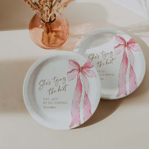 Ze is de knoop roze strik Vrijgezellenfeest