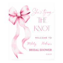 Ze is de knoop roze strik Vrijgezellenfeest