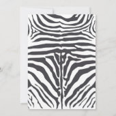 Ze is de tweede verjaardag van de TWEE Wild Safari Kaart (Achterkant)