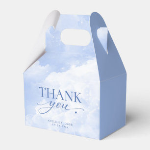 Ze is dolblij Blauw Bedankt Bedankdoosjes