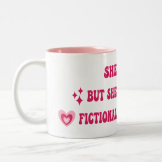 Ze is een 10, maar ze huilt om fictieve personages tweekleurige koffiemok