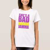 Ze is een Bad Mamma Jamma Retro T-shirt (Voorkant)