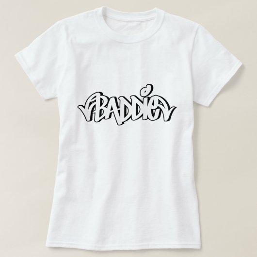 Ze is een Baddie T-shirt (Design voorkant)