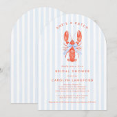 Ze is een Catch Coastal Lobster Vrijgezellenfeest Kaart (Voorkant / Achterkant)