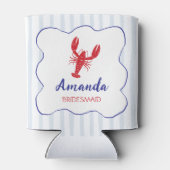 Ze is een Catch Lobster vrijgezellenfeest Blikjeskoeler (Achterkant)