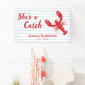 Ze is een Catch Lobster vrijgezellenfeest Spandoek (Insitu)