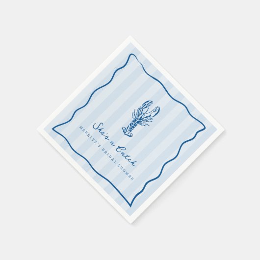 Ze is een Catch | Vrijgezellenfeest van de kreeft  Servet (Hoek)