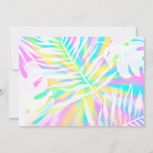 Ze is een eerste uitnodiging voor Wild ONE Birthda (Achterkant)