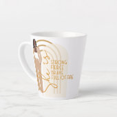 Ze is een fierce Latte Mok (Linkerhoek)