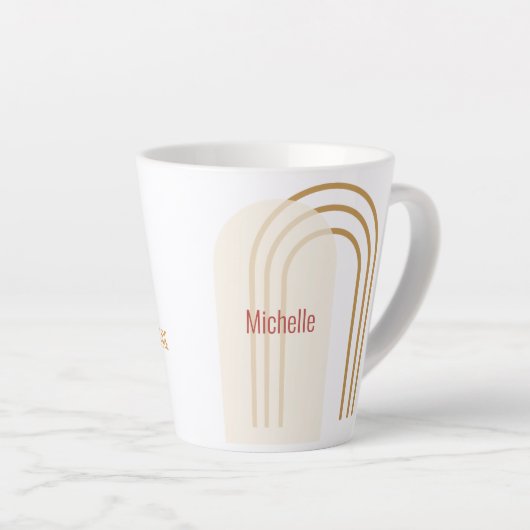 Ze is een fierce Latte Mok (Rechterhoek)