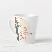 Ze is een fierce Latte Mok (Linkerhoek)