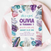 Ze is een Gem Verjaardag Uitnodiging, Geologie Roc Kaart