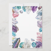 Ze is een Gem Verjaardag Uitnodiging, Geologie Roc Kaart (Achterkant)