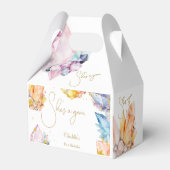 Ze is een Gem Verjaardagskristallen Meisjes waterv Bedankdoosjes (Achterkant)