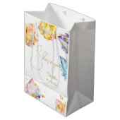 Ze is een Gem Verjaardagskristallen Meisjes waterv Medium Cadeauzakje (Voorkant Gekanteld)