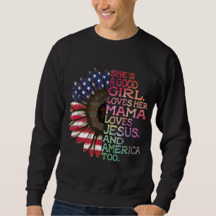 Ze is een goed meisje, houdt van haar mama Jezus e Trui