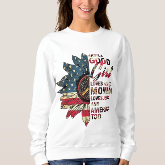 Ze is een goed meisje, houdt van haar mama Jezus e Trui (Voorkant)