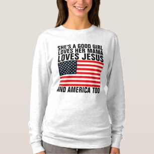 ZE IS EEN GOEDE MEISJE, ZIET HAAR MAMA-T-Shirts. T-shirt