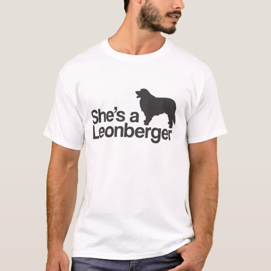 Ze is een Leonbergers T-shirt (Voorkant)